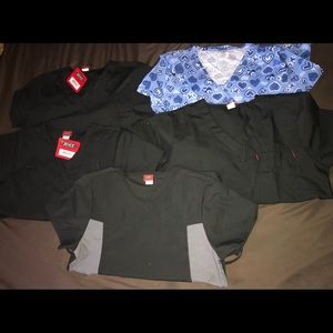 BRAND NEW SIZE LARGE SCRUB TOPS BUNDLE